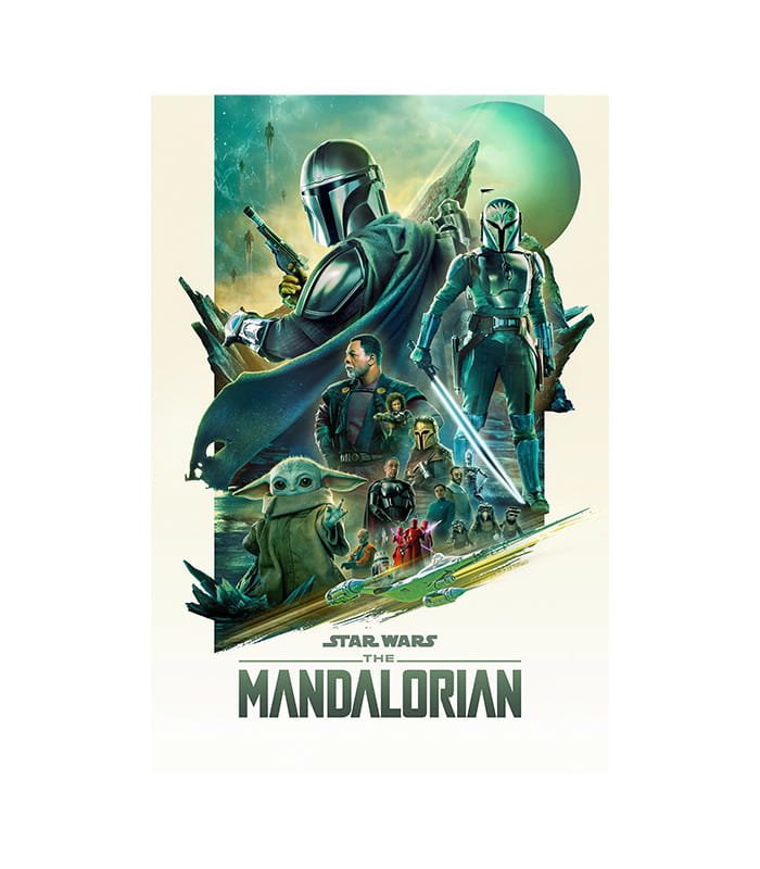 star-wars-the-mandalorian-poster.jpeg Star Wars - The Mandalorian Poster - Imagem 1